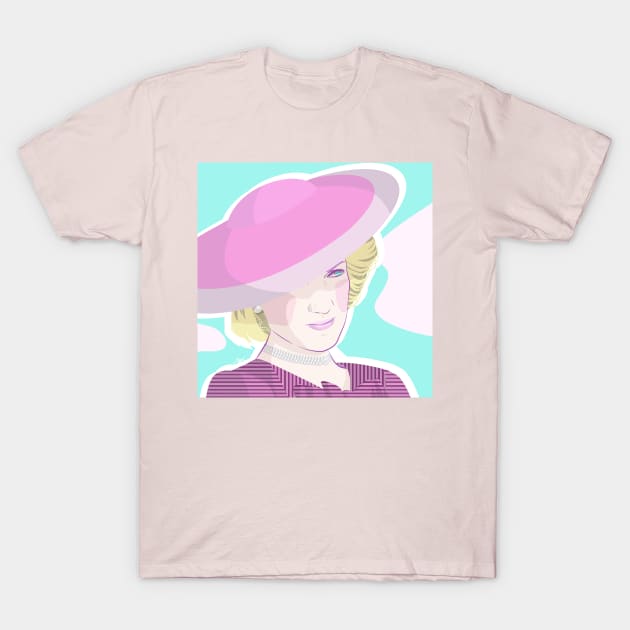 Lady Diana Spencer Princess of Wales T-Shirt by aye_artdg